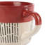 Nicola Spring - Spotted Rim Stoneware Coffee Mug - 360ml-60545460