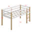 Lit mezzanine en bois avec échelle