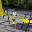 Table de jardin ronde, petite table d'appoint à 2 niveaux-757627801
