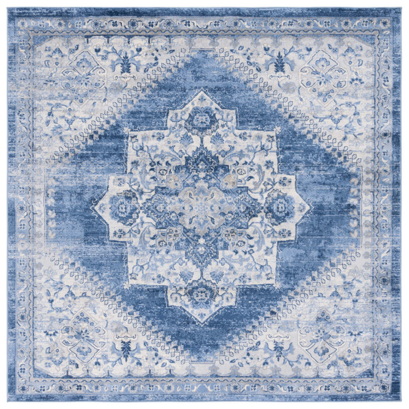 Brentwood Performance Oriental Rug, Square 6'7"