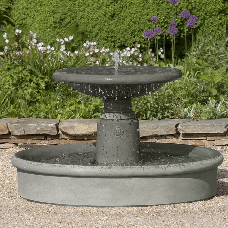 Fontaine en béton Esplanade, Pierre alpine