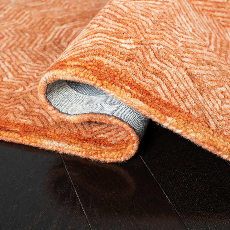 Tapis en laine touffeté à la main Ahmora, Carré 6 pi