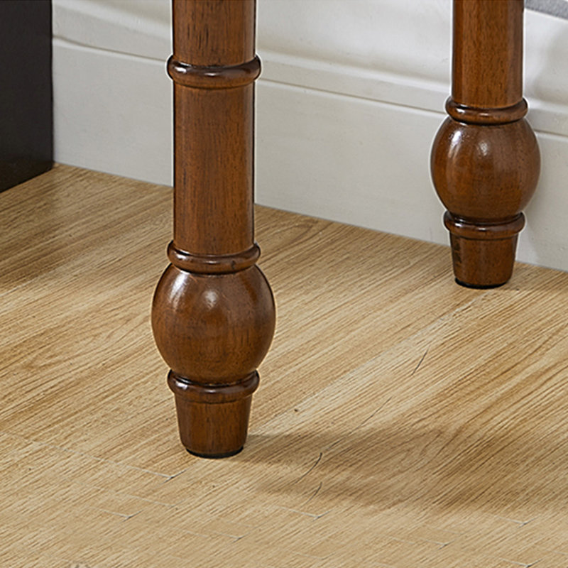 Solid Wood Rectangular Console Table, 29.92" H x 39.37" W x 13.78" D, Maroon