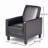 Linen Manual Push Back Recliner Chair-303490804