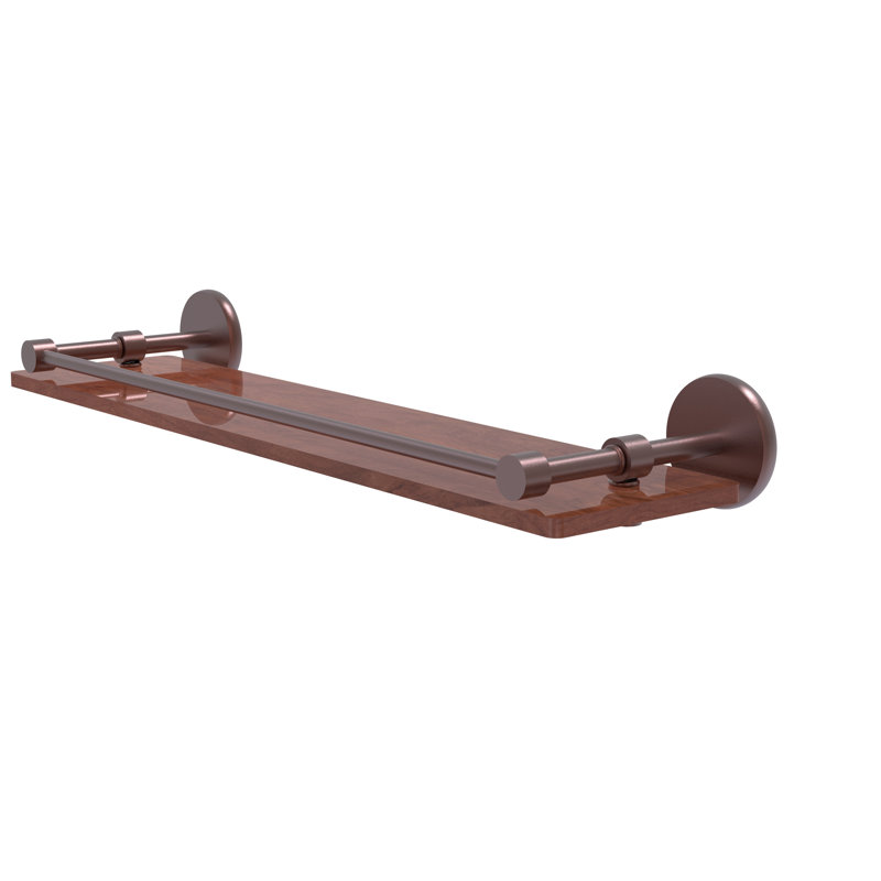 Étagère murale en Ironwood Uni Dalston, Cuivre antique, H 3 po x l 22 po x p 5 po