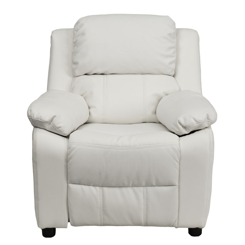 Fauteuil inclinable Degeorge Deluxe, Vinyle blanc