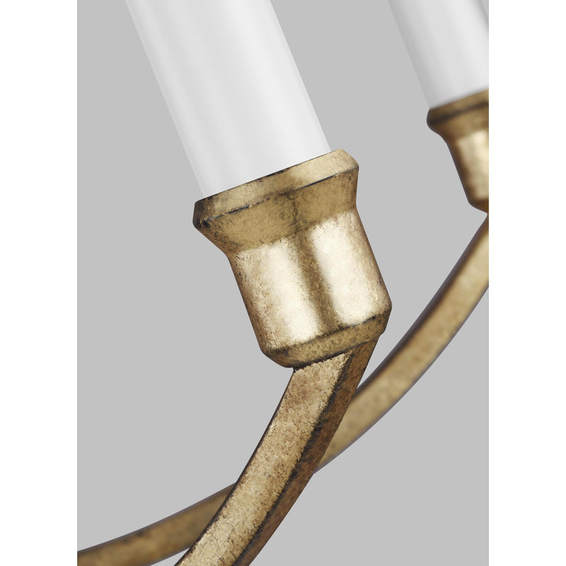 Westerly 12 - Light Chandelier, Antique Gild, 30" H x 29.375" W x 29.375" D