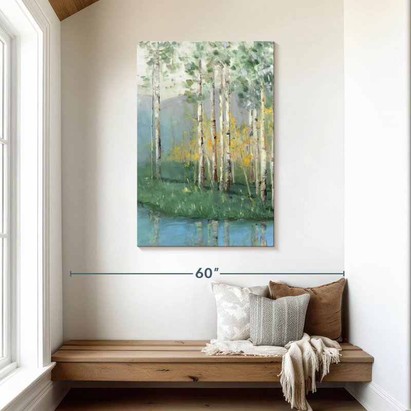 Harnek Birch Reflections II, 45" H x 30" W