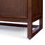 Ameer Modern Boho Solid Wood Sideboard Cabinet with Rattan Inlay Doors, Adjustable Shelves & Soft-Close Storage - Walnut-118226008