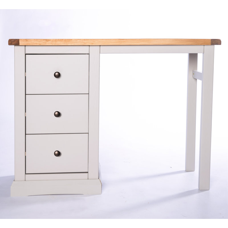 Bingley Dressing Table with Mirror, Grey/Black/Off White
