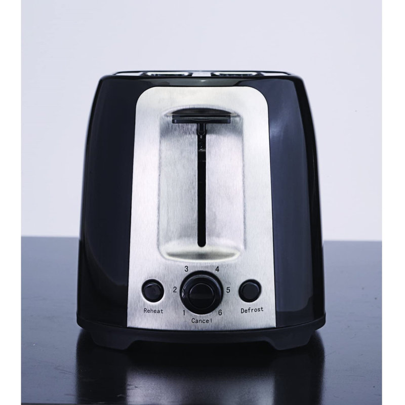 2-Slice Toaster, Black