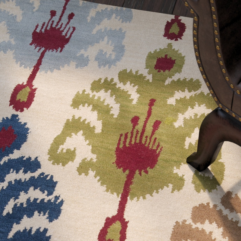 Romulus Wool Ikat Indoor Rug, Rectangle 9' x 13'