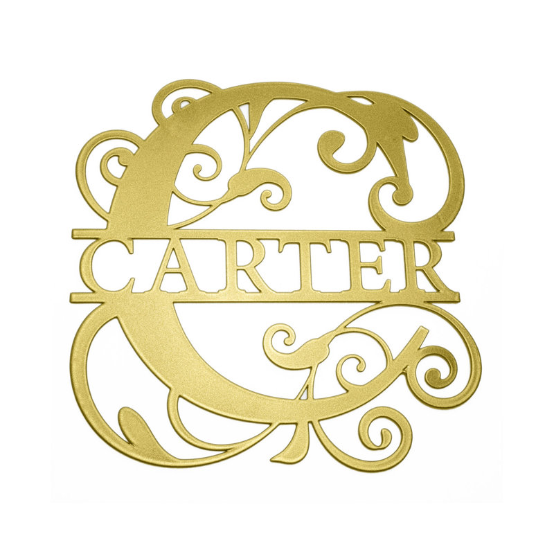 Anbut 32" Wall Accent, Gold, Letter C, Yes