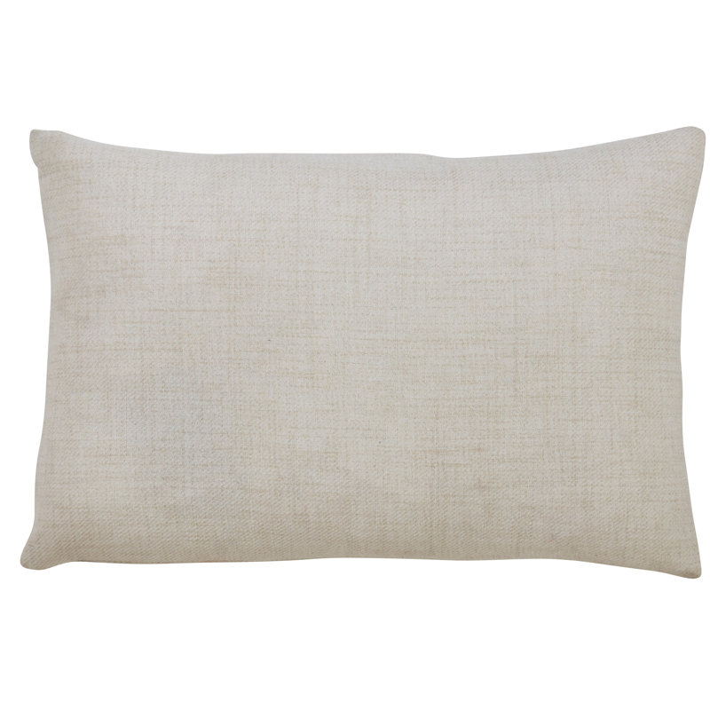 O Tannenbaum Collection Sequined Throw Pillow, Feathers, White