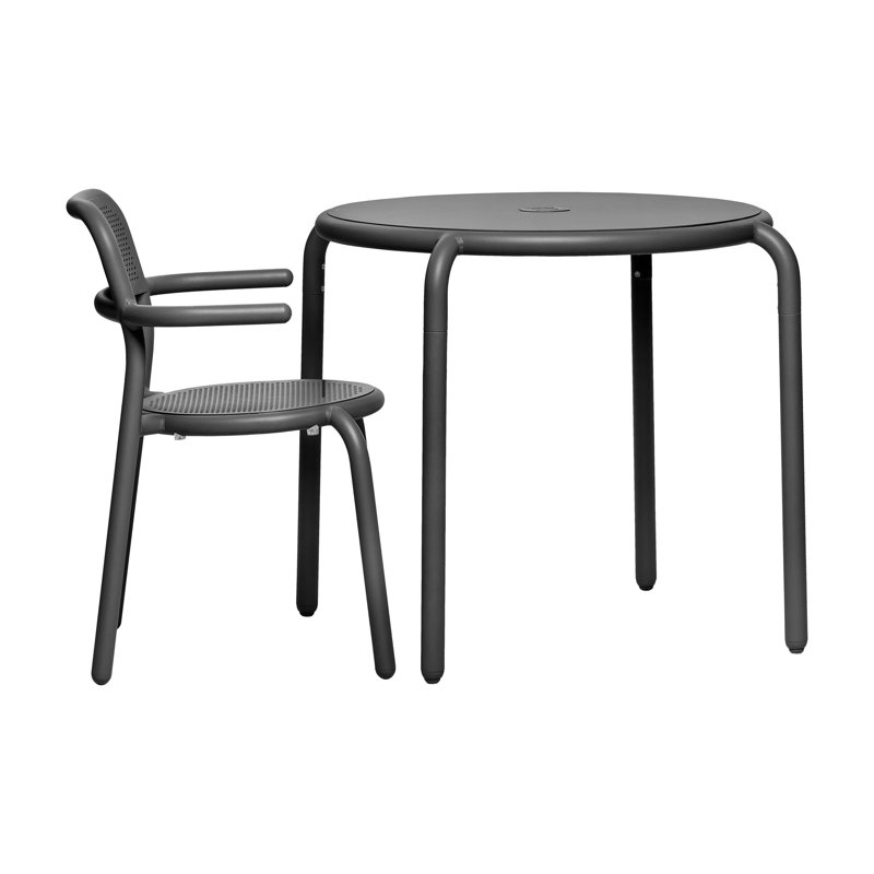Toni Bistreau Outdoor Bistro Table, Anthracite