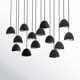Cotter 14 Light Fabric Dimmable Geometric Chandelier