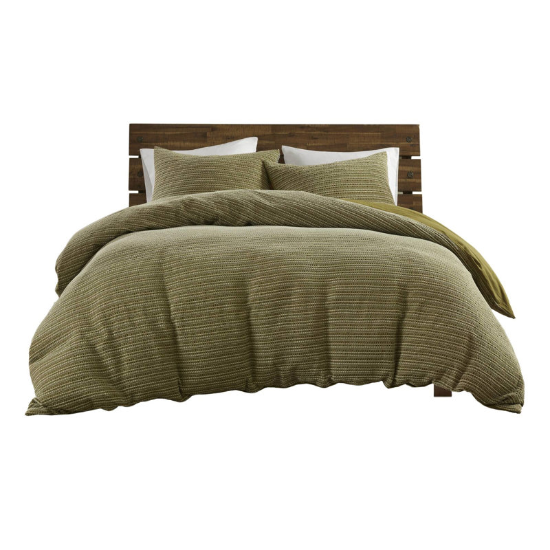 Couette 3 pièces très grand / très grand avec lavage de gaufres, 100% coton douillet, finition prélavée, attaches d'angle, sommeil respirant, très grand qualité, côtés en coton, insert sécuritaire détendu, entretien facile et sécuritaire