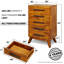 Commode 5 tiroirs Millwood Pines Linea-986929282