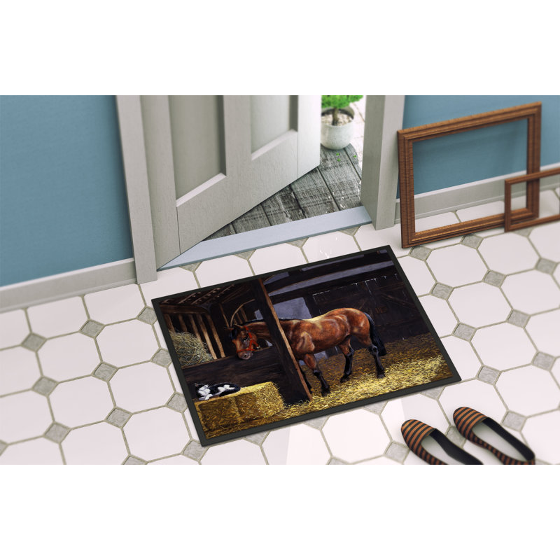 Non-Slip Outdoor Doormat, Rectangle 2' x 3'