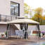 10 pi. L 10 pi. D Pavillon de jardin en acier