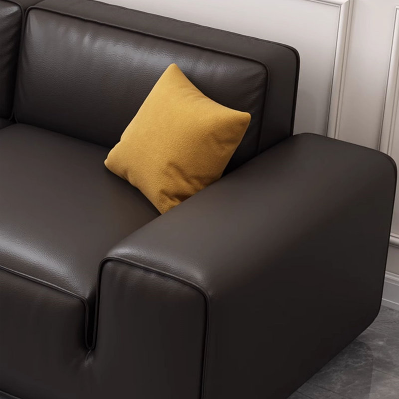 Tofu-Block Simple Straight Sofa