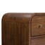 Table de chevet en bois Oslo avec poignées en laiton-1454699000