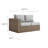 Modway Convene Outdoor Patio Outdoor Patio Loveseat-88459702-88459705