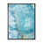 Toile avec cadre flottant noir