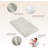Whisper Organic Certified Organic Full Flat Sheet Only - 100% Organic Cotton Sheets With Luxurious Soft And Breathable 300 Thread Count Sateen Weave Finish - Gots & Fairtrade Certified (Pewter, Full)-117442425-117442418