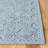 Thermia Hand Tufted Wool/Cotton Geometric Rug in Blue-1610079774