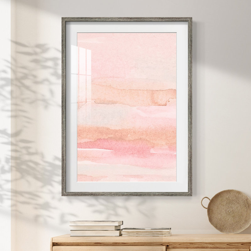 «Rose Fade I», impression encadrée, Vieilli, H 28,5 po x l 20,5 po