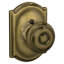 Georgian Passage Knob with Camelot Trim-22334260