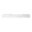 Meuble-lavabo à surface solide en pierre Stone pour salle de bain - blanc mat, profondeur 45,96 po, largeur 18,43 po, hauteur 4,29 po, équilibre équilibré 55,34 lb, adaptable au comptoir ou au comptoir, doublure épurée