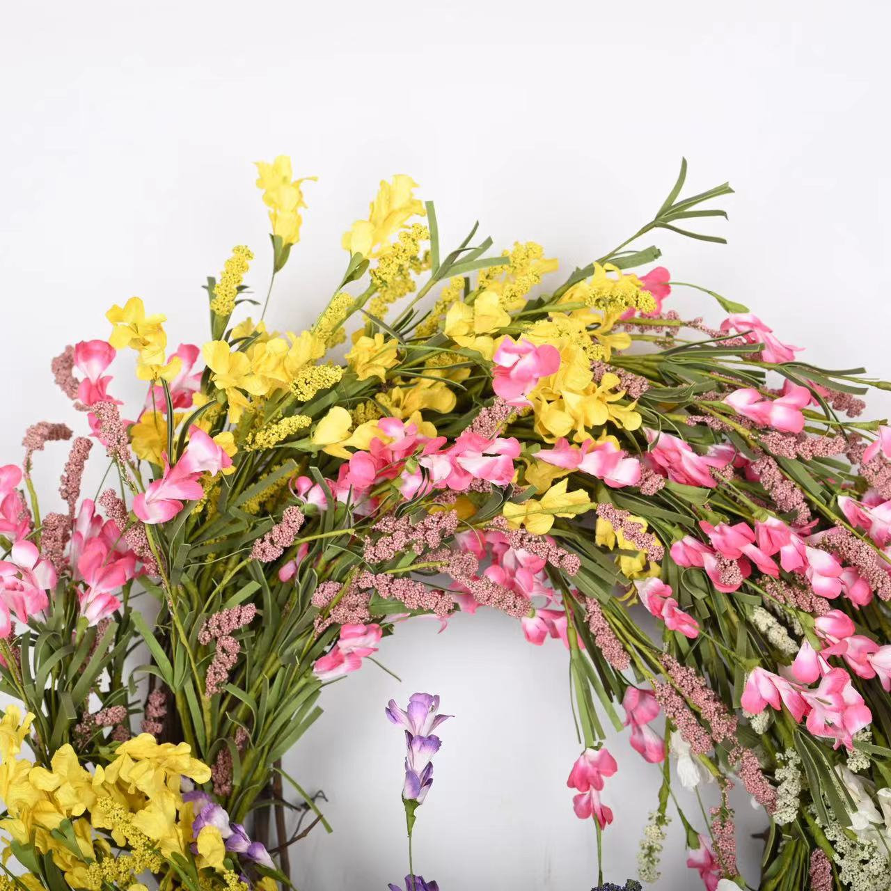 26" Handcrafted Wildflower, Berry Wedding Wreath, Mix