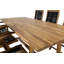Zulma 6 -Person Acacia Solid Wood Dining Set