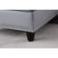 Ensemble de quatre sièges modulaires en L gris en similicuir gris, 3 pièces avec siège central rétractable pour des séances de jeu / cinéma confortables, comprend deux coussins décoratifs et un rangement, cadre en bois massif rembourré de mousse-1531800821