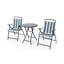 Ensemble de 3 chaises pliantes pour l'extérieur