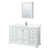 Blanc / chrome poli