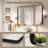 Bathroom Mirror with 1.2" Thick Aluminum Alloy Frame,Wall Mirror with Tempered Glass,Accent Mirror for Entryway,Dining Room,Bedroom-641160397-641160394