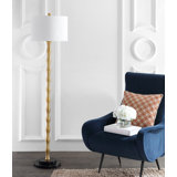 Ryker 60.5'' Brass Gold Traditional Floor Lamp