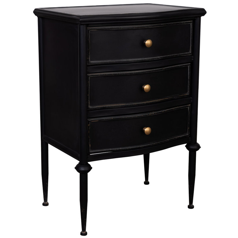 Edvardo 46cm W Metal Bedside Table
