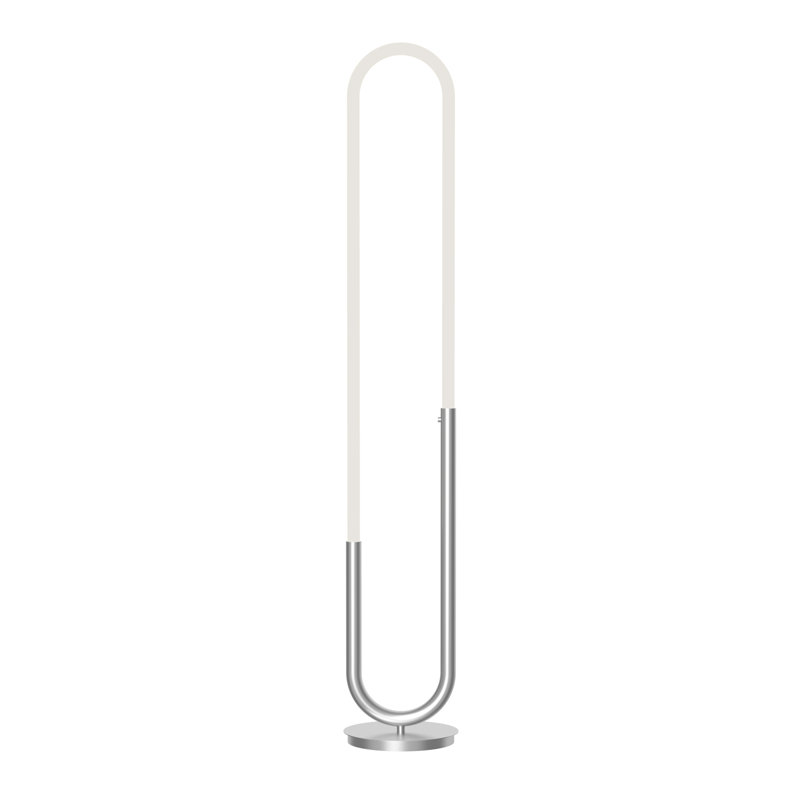 Huron LED Floor Lamp, Chrome