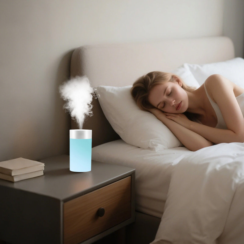 Humidificateur USB avec atomiseur coloré à lumière ambiante