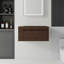 Meuble-lavabo flottant avec tiroirs à fermeture en douceur et rangement spacieux-133467403