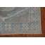 Tapis gris et bleu Oushak