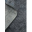 Tapis unique en coton gris anthracite et gris 7 pi 11 po x 5 pi 6 po