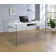 Eliana 2 Drawer Writing Desk with Tempered Glass Base