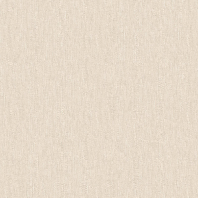 Earth Collection Textured Linen Effect Wallpaper Roll, Cream