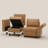 Colusa Faux Leather L-Shaped Sectional Sofa-247862341