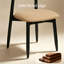 Chaises de cuisine/salle à manger Arriah 27 po modernes, rembourrées, à oreilles, en bois massif, couleur kaki (ensemble de 2)-1554542031-1560085875